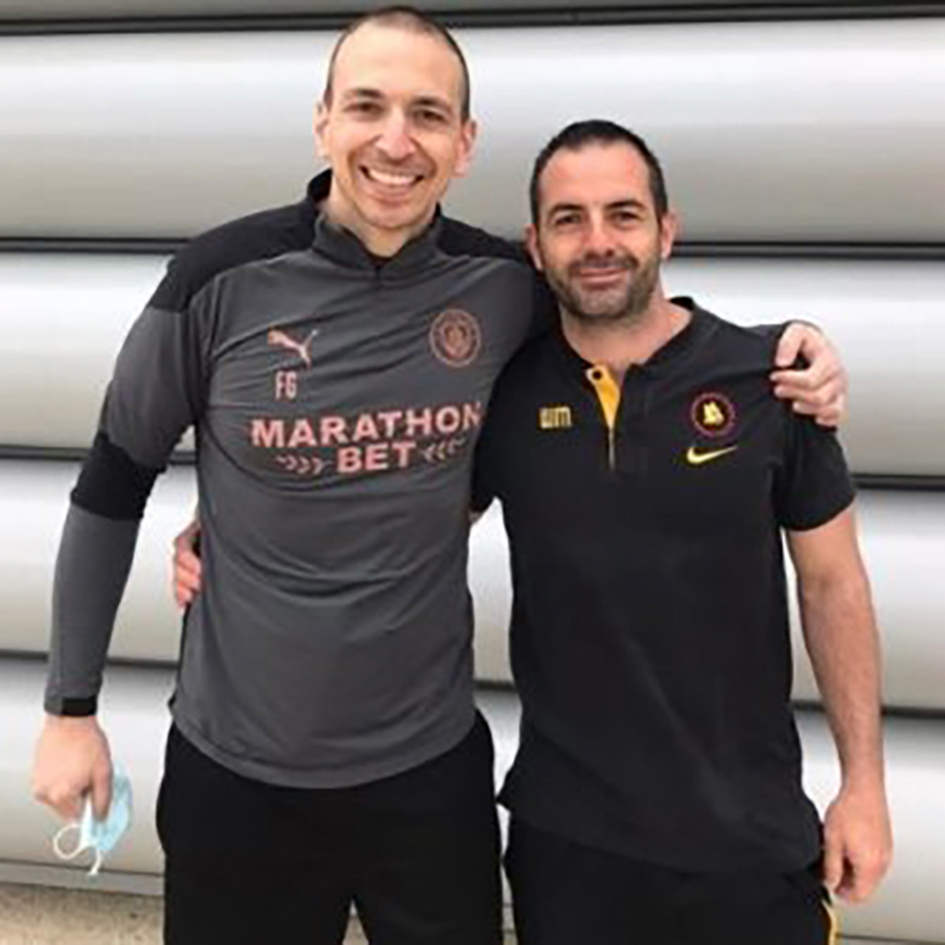 osteopata Federico Genovesi con Walter Martinelli